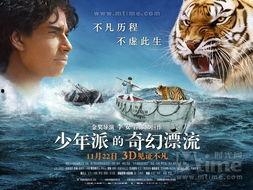 少年派奇幻漂流在线观看,一场惊心动魄的海洋求生之旅